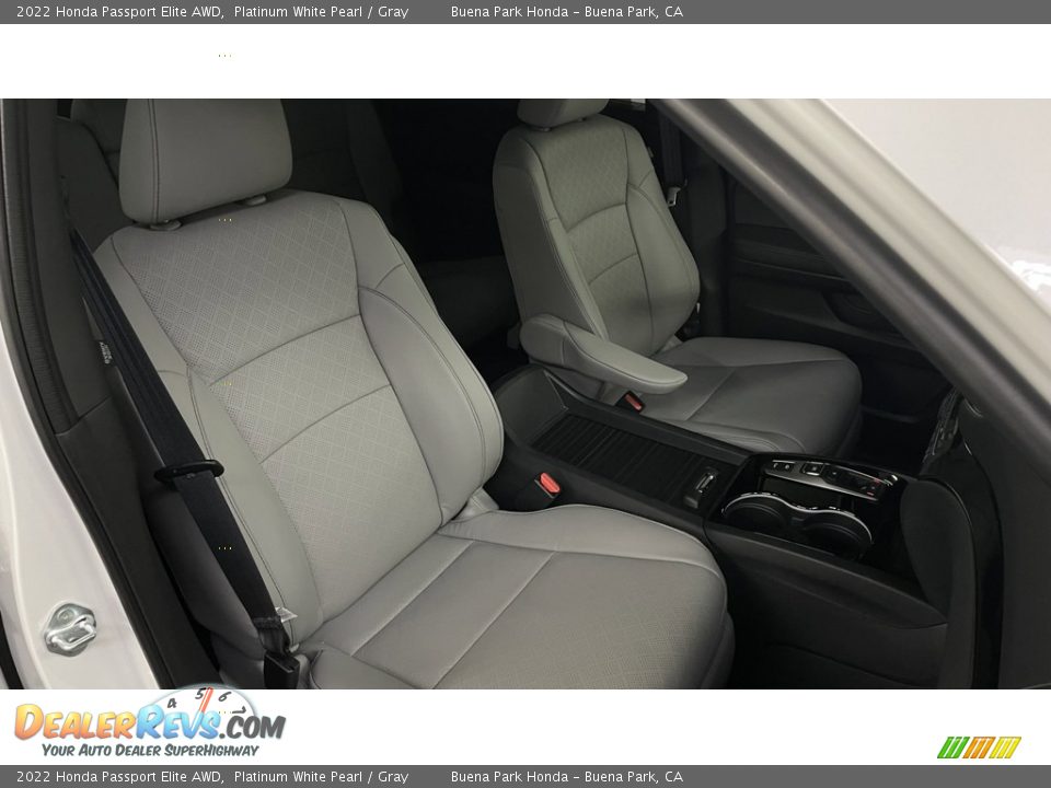 Front Seat of 2022 Honda Passport Elite AWD Photo #10