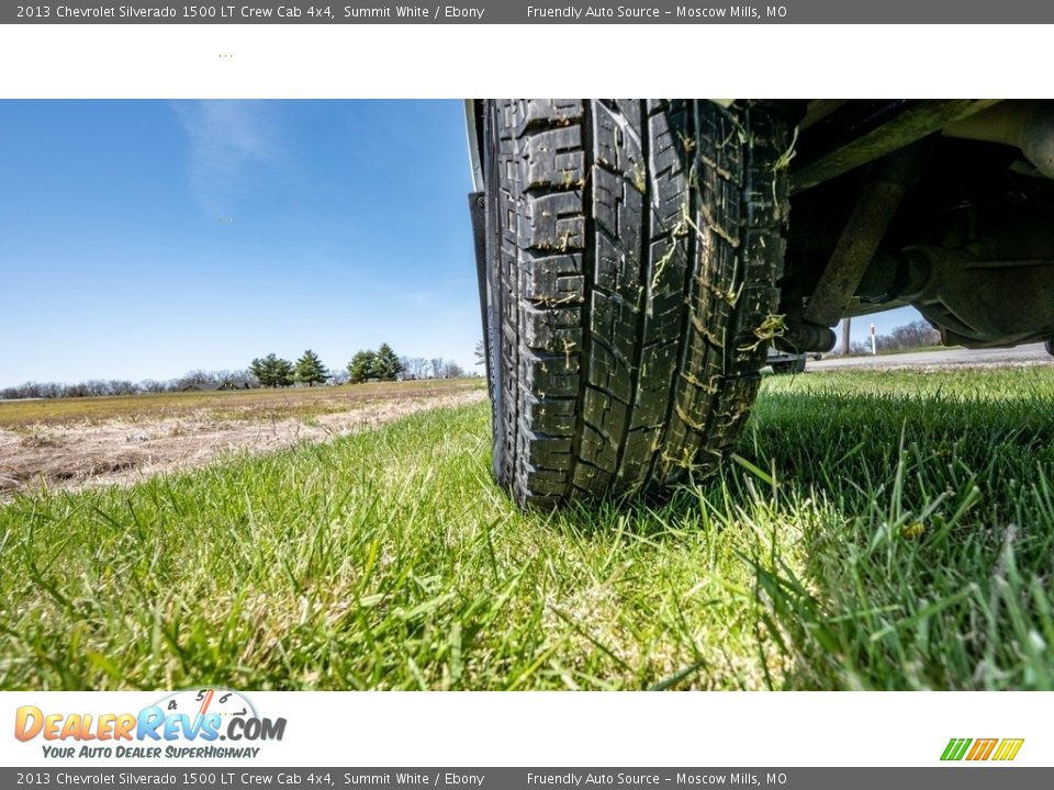 2013 Chevrolet Silverado 1500 LT Crew Cab 4x4 Summit White / Ebony Photo #12