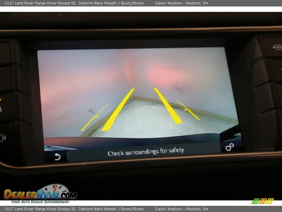 2017 Land Rover Range Rover Evoque SE Santorini Black Metallic / Ebony/Ebony Photo #13