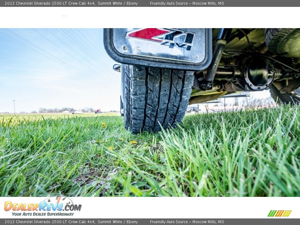 2013 Chevrolet Silverado 1500 LT Crew Cab 4x4 Summit White / Ebony Photo #14