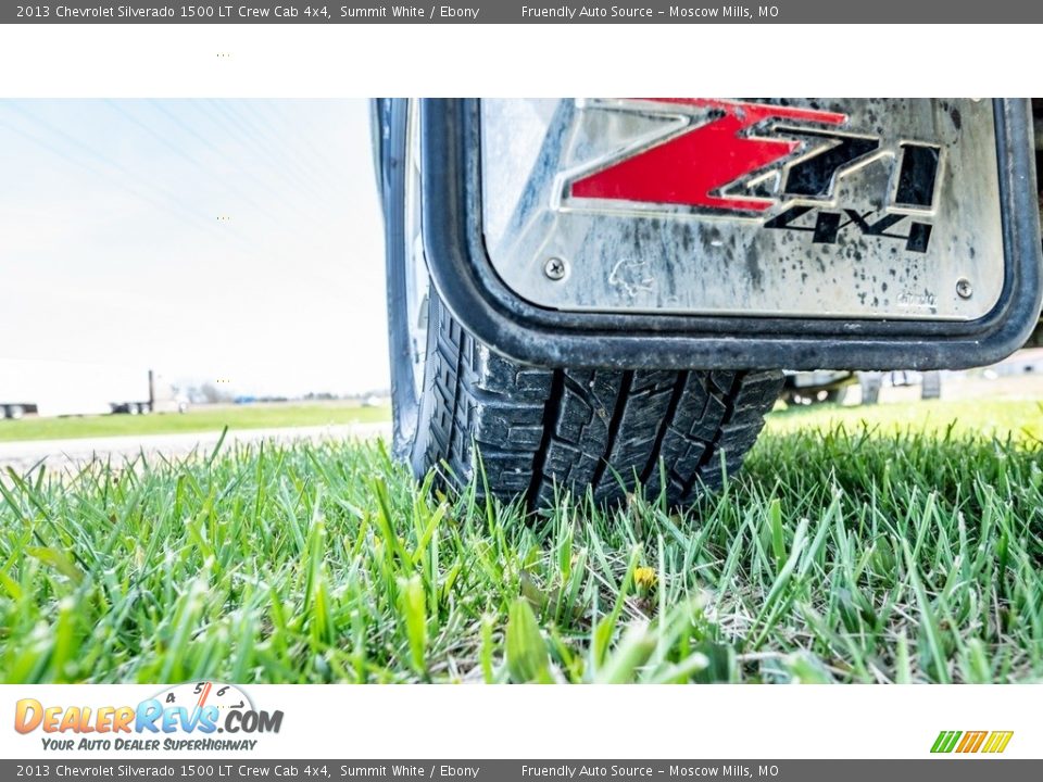 2013 Chevrolet Silverado 1500 LT Crew Cab 4x4 Summit White / Ebony Photo #15