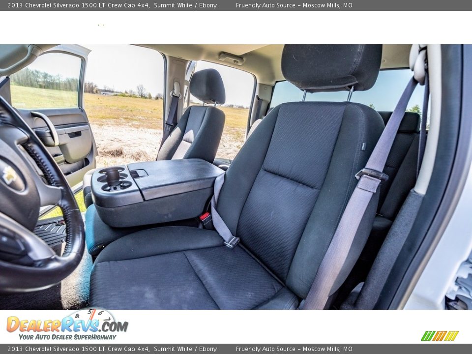 2013 Chevrolet Silverado 1500 LT Crew Cab 4x4 Summit White / Ebony Photo #17