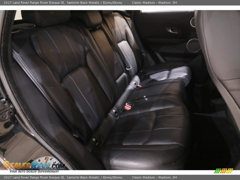 2017 Land Rover Range Rover Evoque SE Santorini Black Metallic / Ebony/Ebony Photo #17
