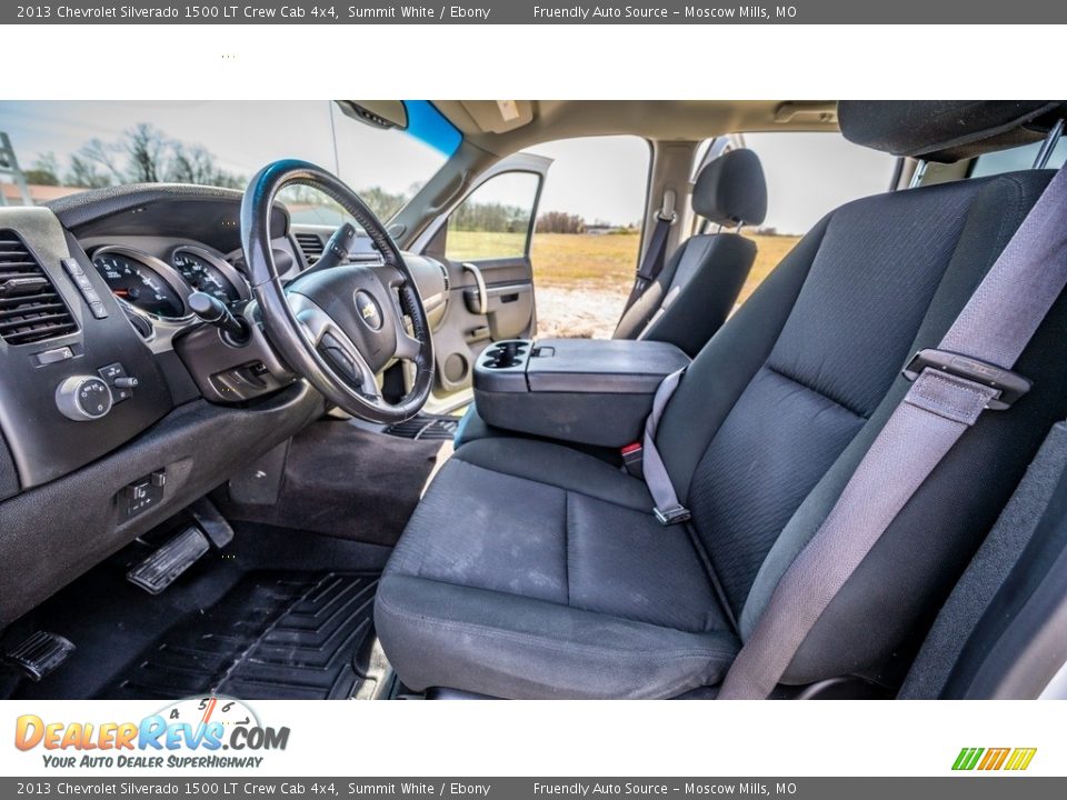 2013 Chevrolet Silverado 1500 LT Crew Cab 4x4 Summit White / Ebony Photo #18