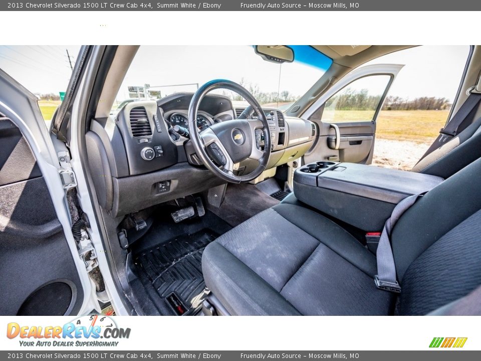 2013 Chevrolet Silverado 1500 LT Crew Cab 4x4 Summit White / Ebony Photo #19