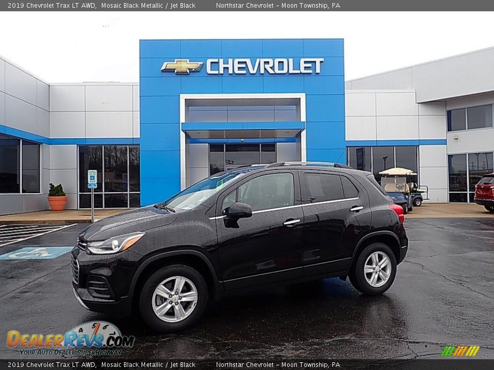 2019 Chevrolet Trax LT AWD Mosaic Black Metallic / Jet Black Photo #1