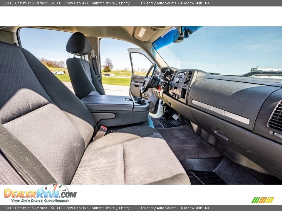 2013 Chevrolet Silverado 1500 LT Crew Cab 4x4 Summit White / Ebony Photo #24