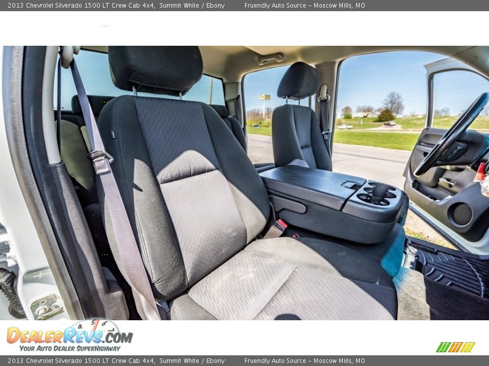 2013 Chevrolet Silverado 1500 LT Crew Cab 4x4 Summit White / Ebony Photo #25