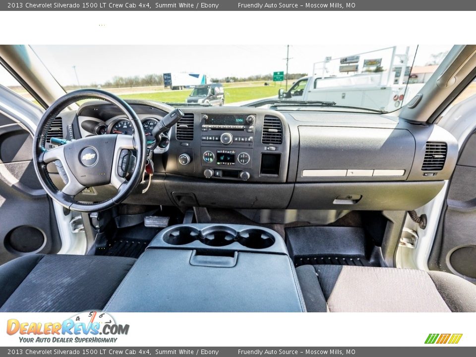 2013 Chevrolet Silverado 1500 LT Crew Cab 4x4 Summit White / Ebony Photo #26