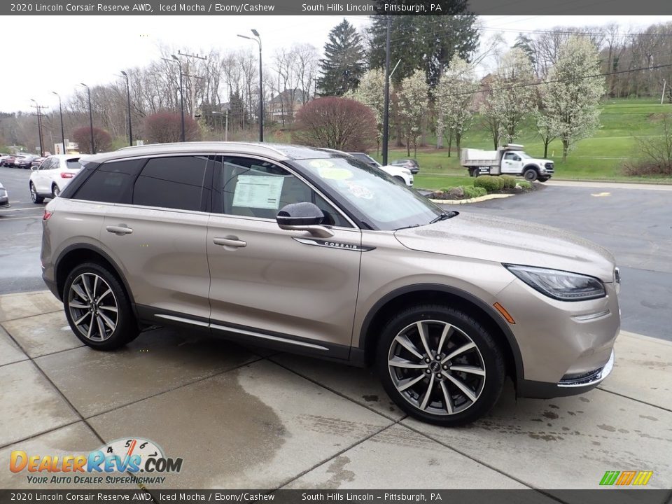 2020 Lincoln Corsair Reserve AWD Iced Mocha / Ebony/Cashew Photo #7