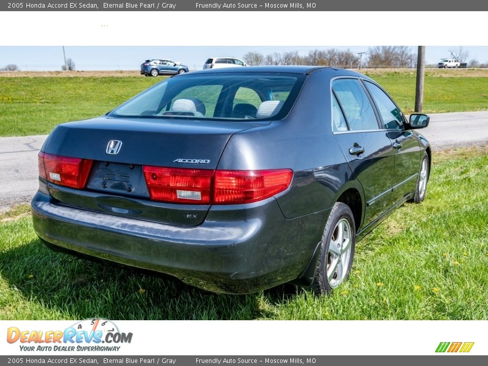 2005 Honda Accord EX Sedan Eternal Blue Pearl / Gray Photo #4