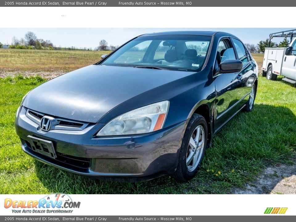 2005 Honda Accord EX Sedan Eternal Blue Pearl / Gray Photo #8