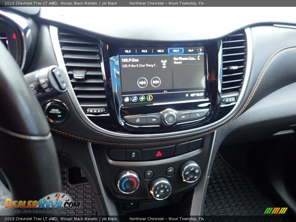 2019 Chevrolet Trax LT AWD Mosaic Black Metallic / Jet Black Photo #27