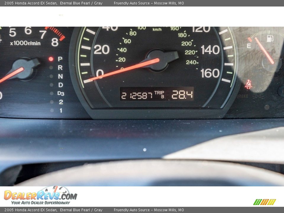 2005 Honda Accord EX Sedan Eternal Blue Pearl / Gray Photo #32