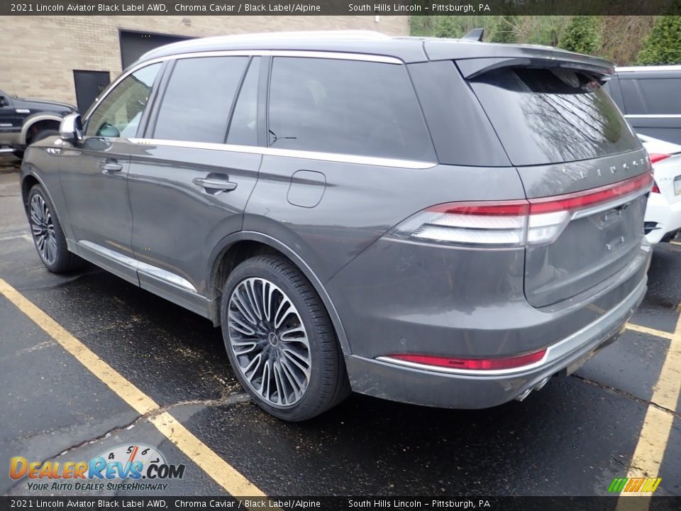 2021 Lincoln Aviator Black Label AWD Chroma Caviar / Black Label/Alpine Photo #2