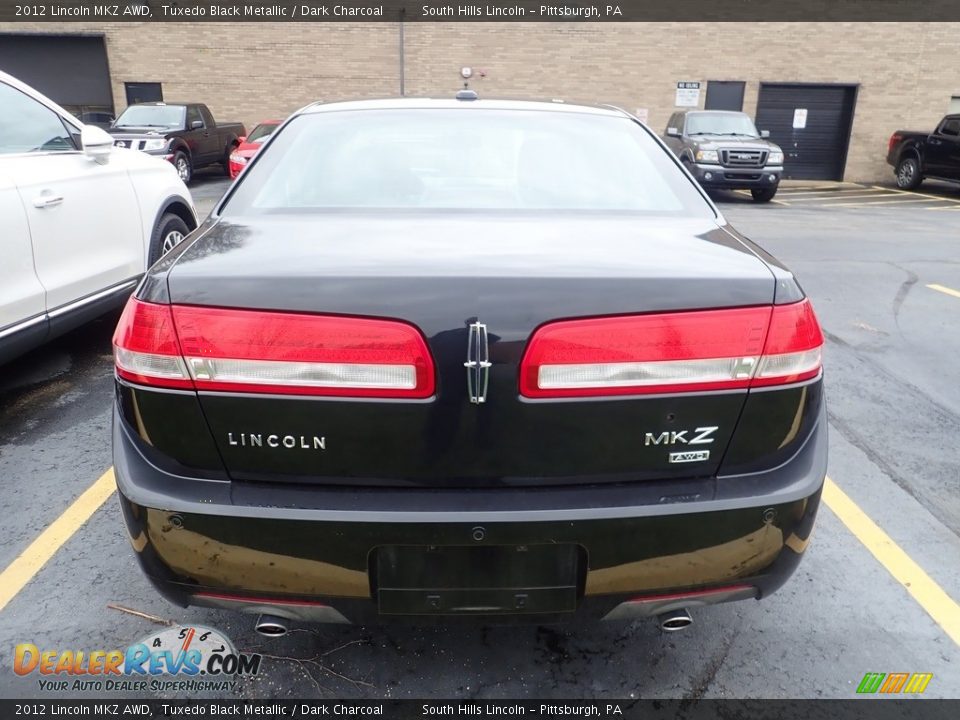 2012 Lincoln MKZ AWD Tuxedo Black Metallic / Dark Charcoal Photo #3