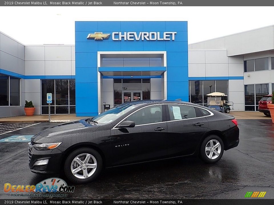 2019 Chevrolet Malibu LS Mosaic Black Metallic / Jet Black Photo #1