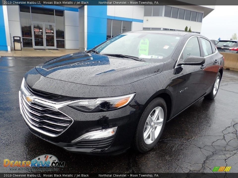 2019 Chevrolet Malibu LS Mosaic Black Metallic / Jet Black Photo #2