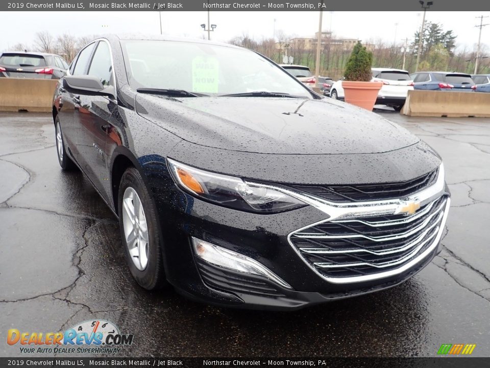 2019 Chevrolet Malibu LS Mosaic Black Metallic / Jet Black Photo #12