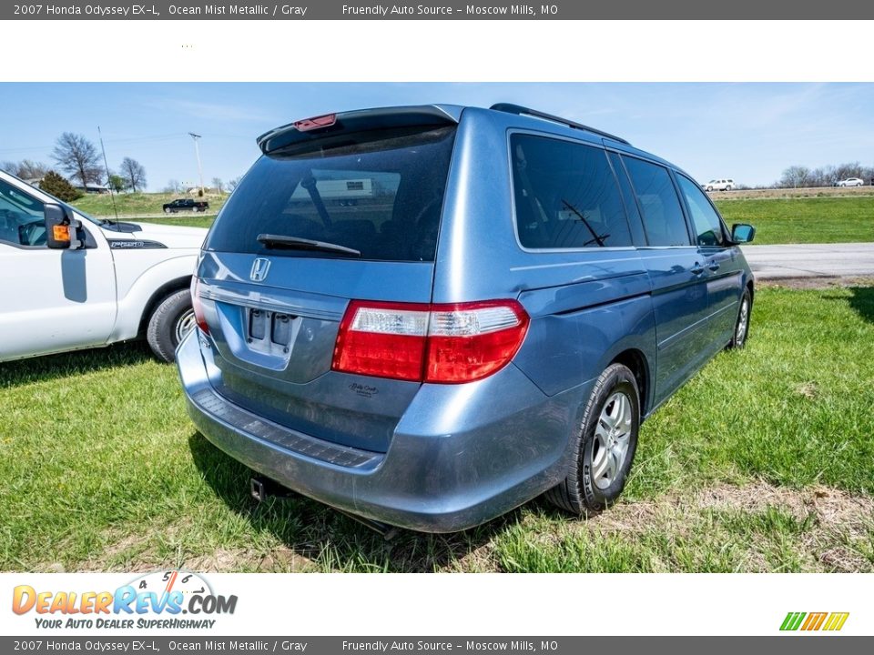 2007 Honda Odyssey EX-L Ocean Mist Metallic / Gray Photo #4