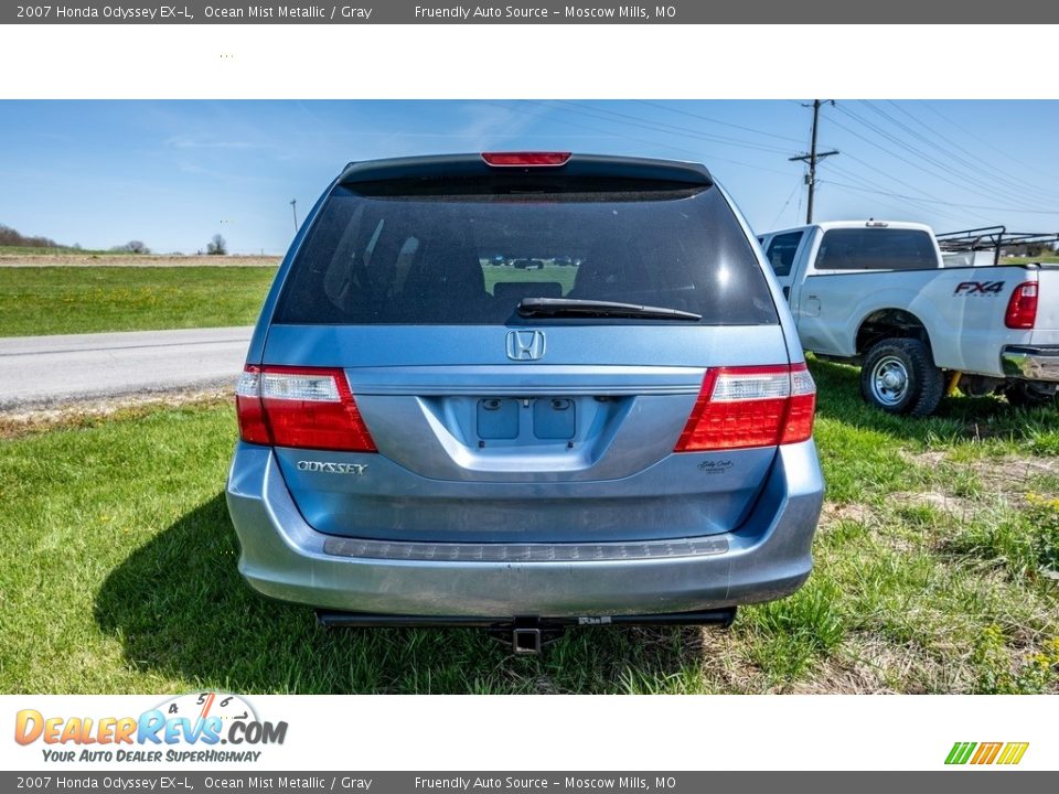 2007 Honda Odyssey EX-L Ocean Mist Metallic / Gray Photo #5