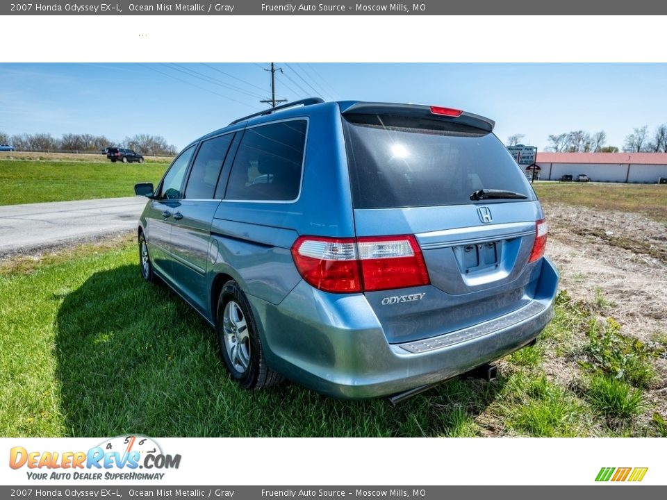 2007 Honda Odyssey EX-L Ocean Mist Metallic / Gray Photo #6