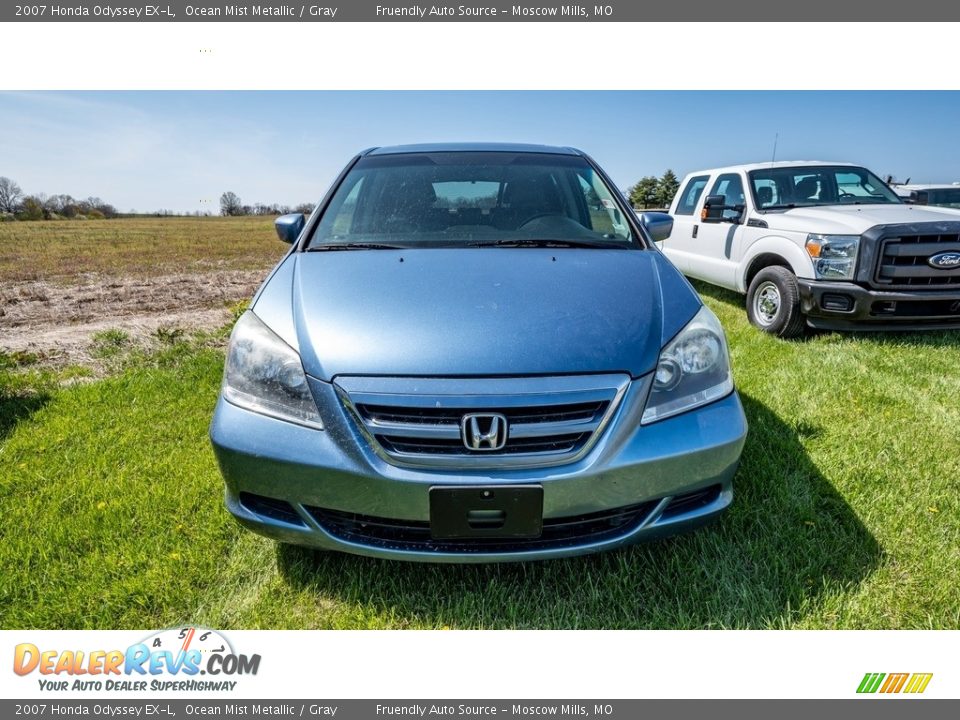 2007 Honda Odyssey EX-L Ocean Mist Metallic / Gray Photo #9