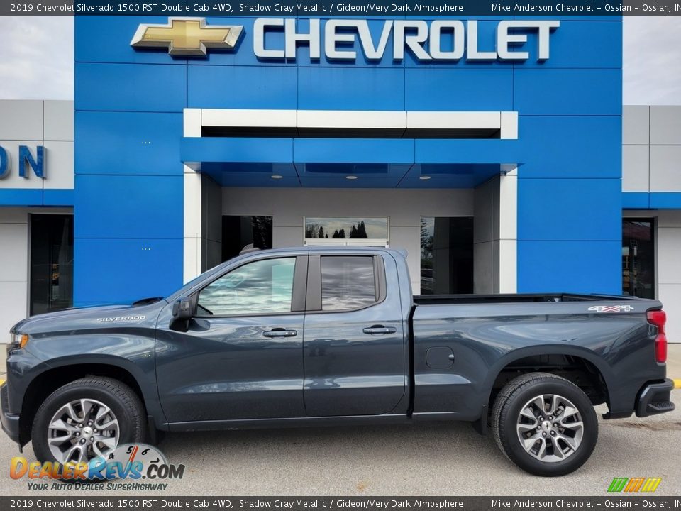 2019 Chevrolet Silverado 1500 RST Double Cab 4WD Shadow Gray Metallic / Gideon/Very Dark Atmosphere Photo #1