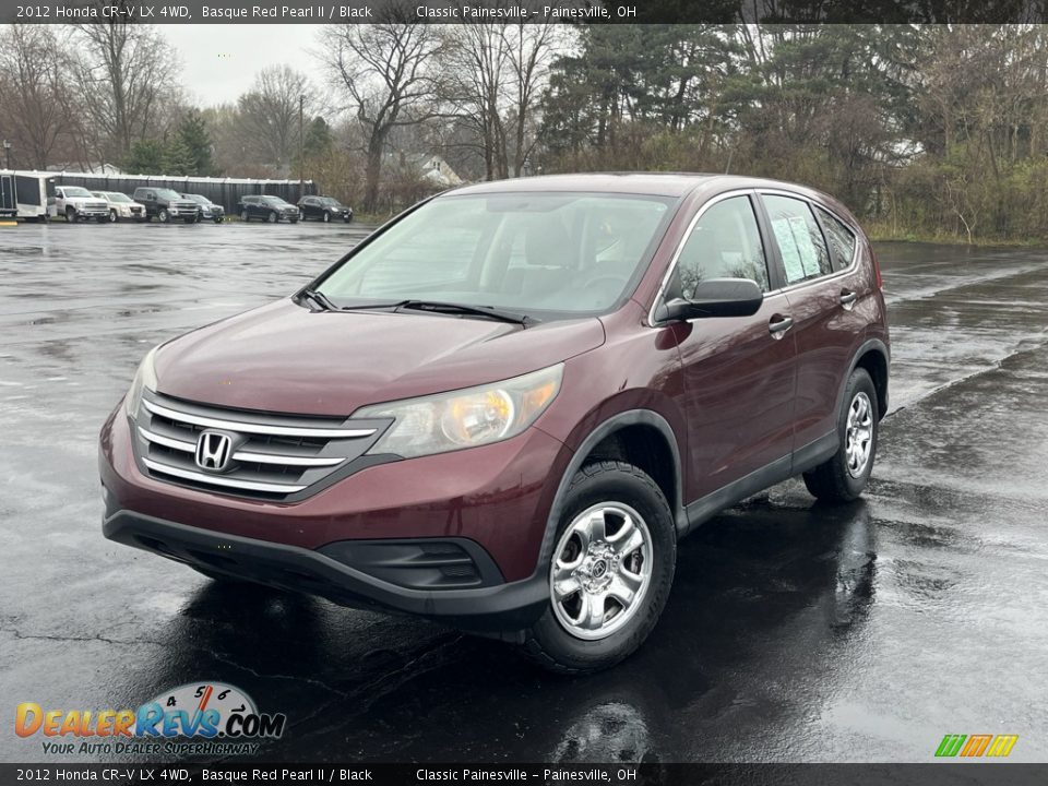 2012 Honda CR-V LX 4WD Basque Red Pearl II / Black Photo #1