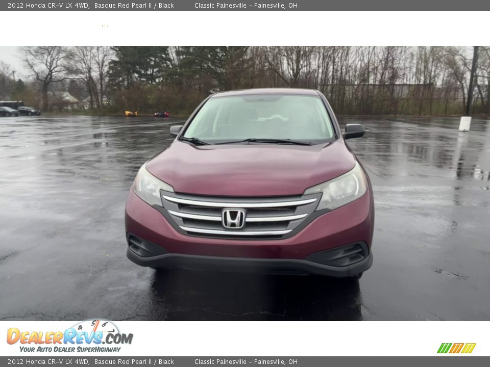 2012 Honda CR-V LX 4WD Basque Red Pearl II / Black Photo #3