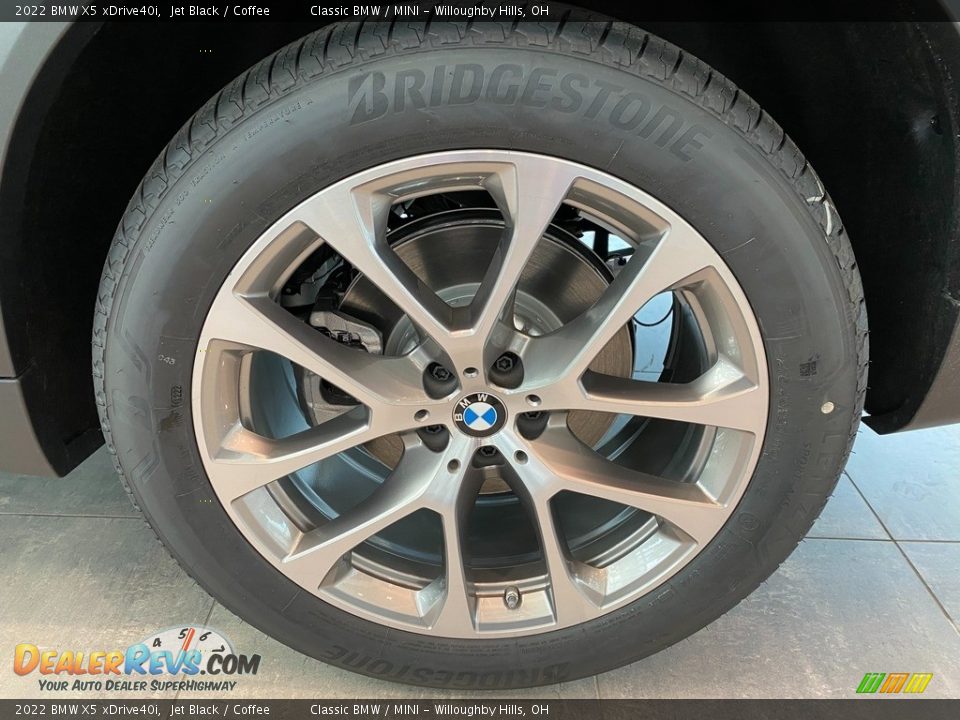 2022 BMW X5 xDrive40i Jet Black / Coffee Photo #3