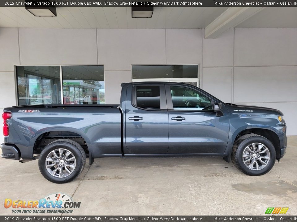 2019 Chevrolet Silverado 1500 RST Double Cab 4WD Shadow Gray Metallic / Gideon/Very Dark Atmosphere Photo #3