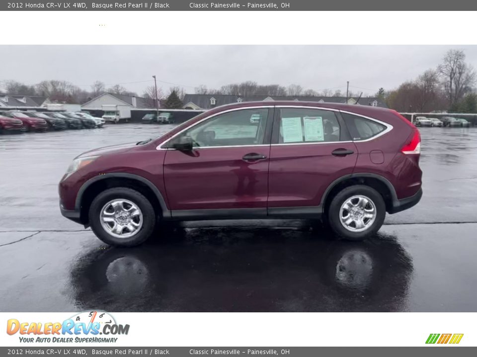 2012 Honda CR-V LX 4WD Basque Red Pearl II / Black Photo #5