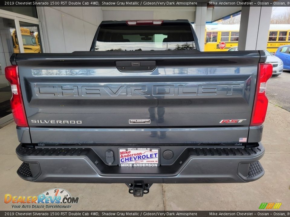 2019 Chevrolet Silverado 1500 RST Double Cab 4WD Shadow Gray Metallic / Gideon/Very Dark Atmosphere Photo #5