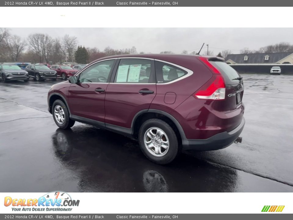 2012 Honda CR-V LX 4WD Basque Red Pearl II / Black Photo #6