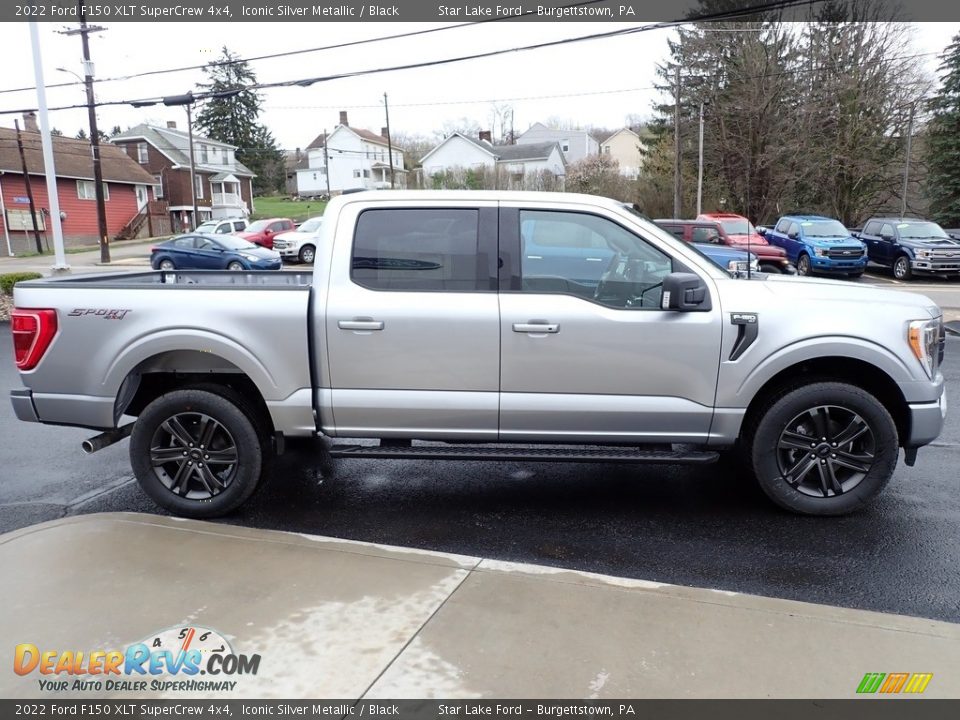 Iconic Silver Metallic 2022 Ford F150 XLT SuperCrew 4x4 Photo #6