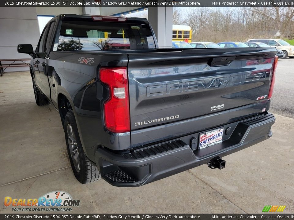 2019 Chevrolet Silverado 1500 RST Double Cab 4WD Shadow Gray Metallic / Gideon/Very Dark Atmosphere Photo #7