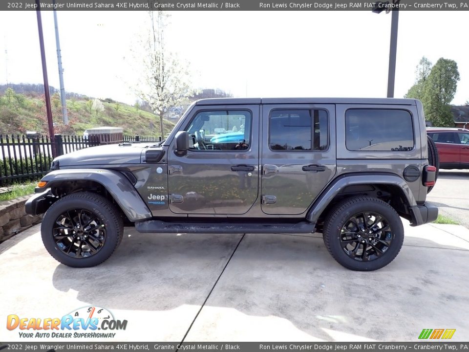 Granite Crystal Metallic 2022 Jeep Wrangler Unlimited Sahara 4XE Hybrid Photo #2