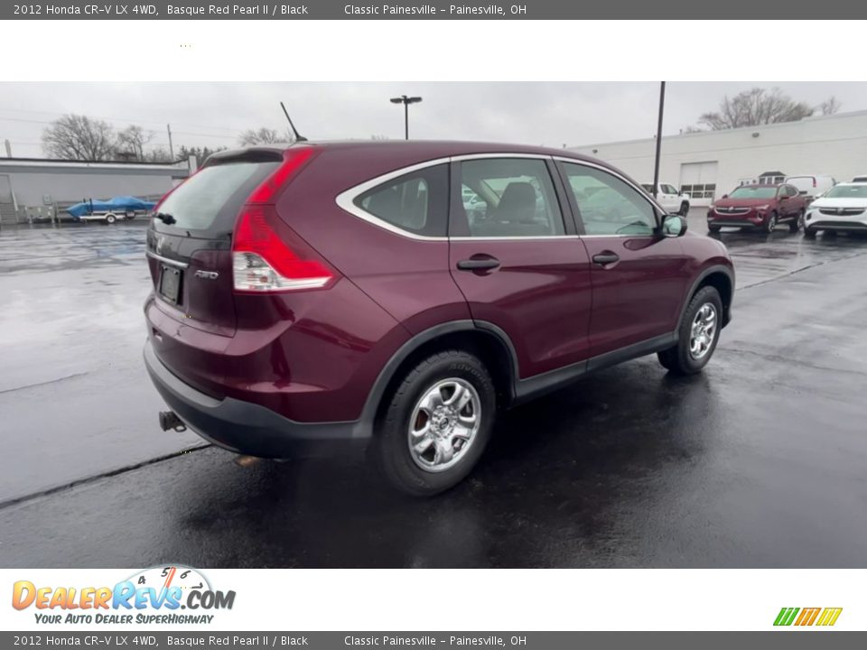 2012 Honda CR-V LX 4WD Basque Red Pearl II / Black Photo #8