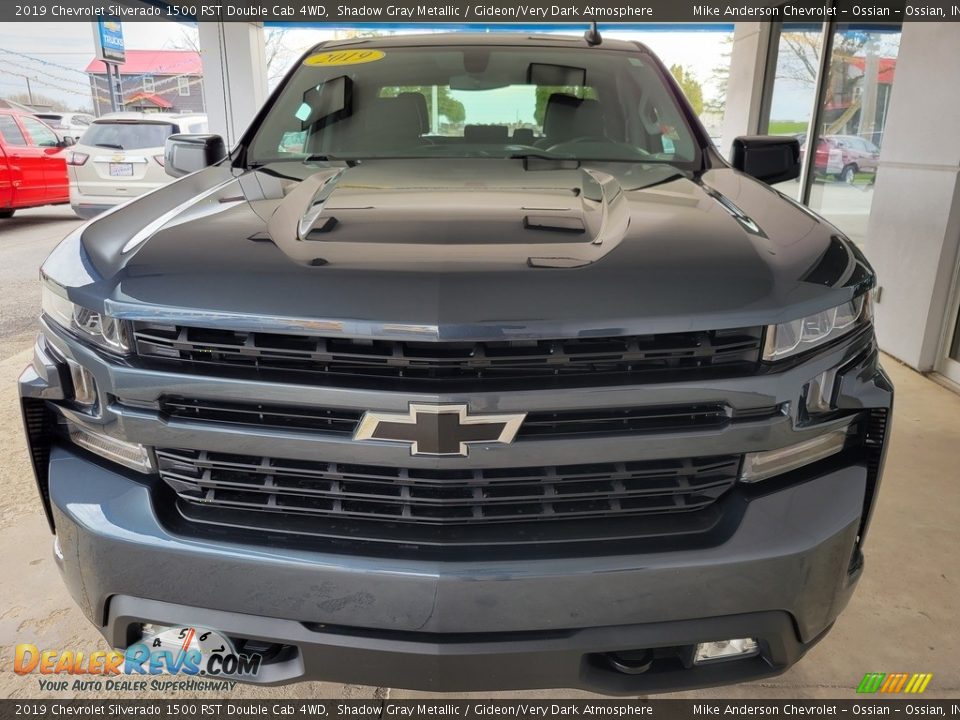 2019 Chevrolet Silverado 1500 RST Double Cab 4WD Shadow Gray Metallic / Gideon/Very Dark Atmosphere Photo #9