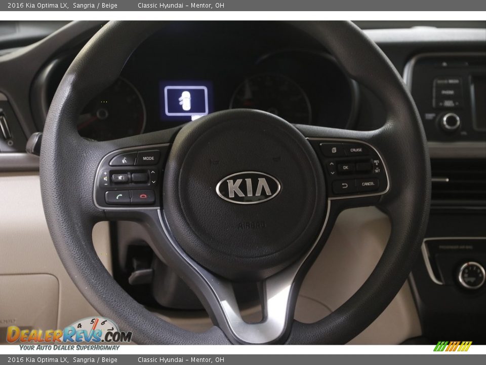 2016 Kia Optima LX Steering Wheel Photo #7