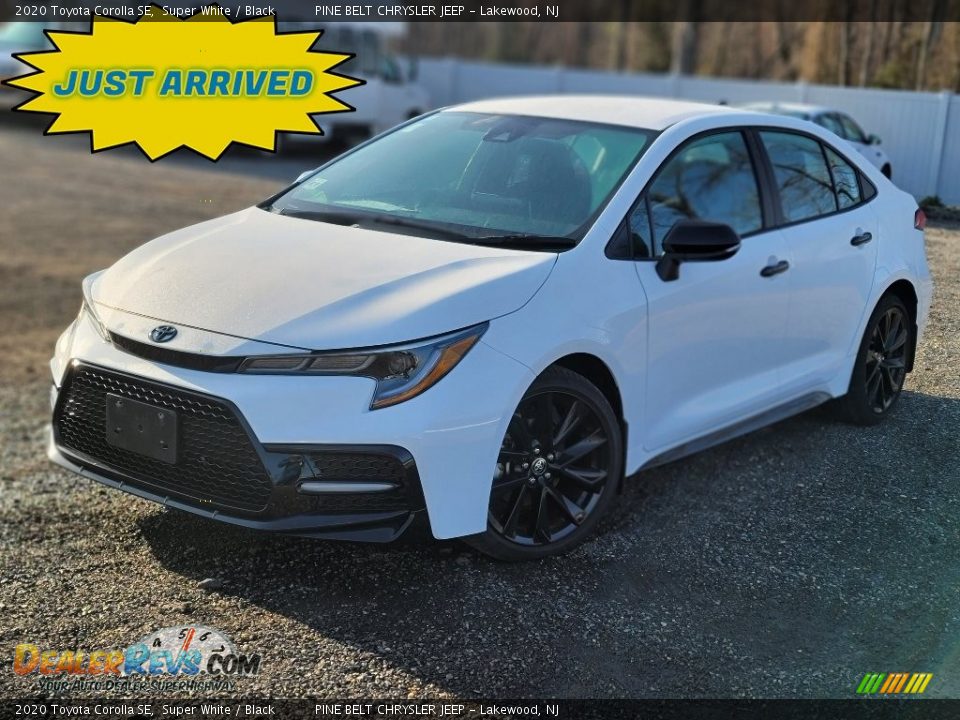 2020 Toyota Corolla SE Super White / Black Photo #1