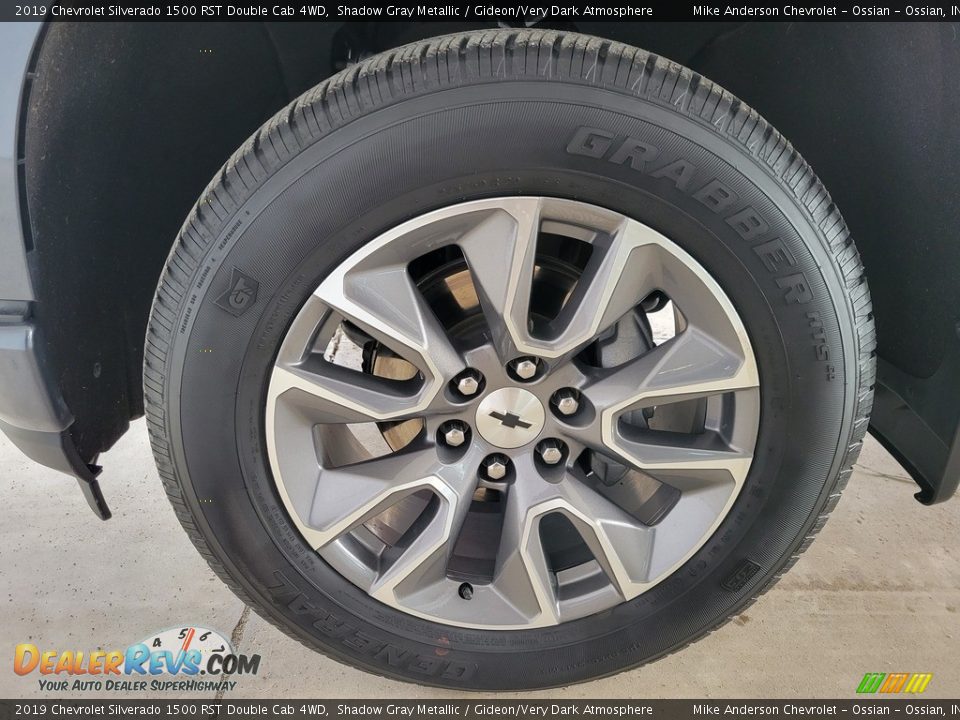 2019 Chevrolet Silverado 1500 RST Double Cab 4WD Shadow Gray Metallic / Gideon/Very Dark Atmosphere Photo #14