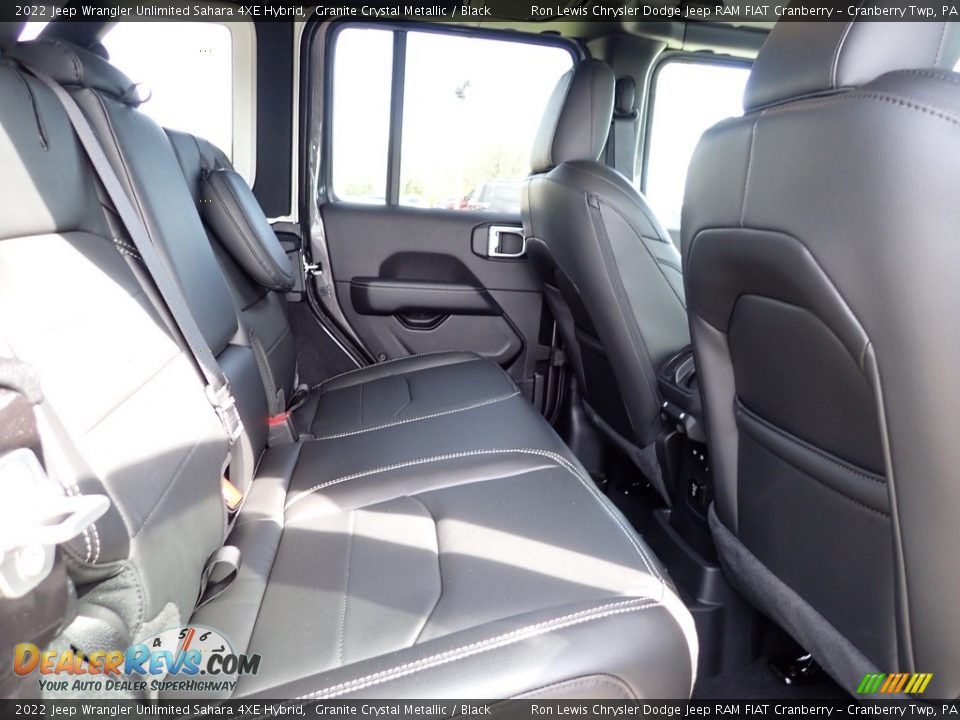 2022 Jeep Wrangler Unlimited Sahara 4XE Hybrid Granite Crystal Metallic / Black Photo #11