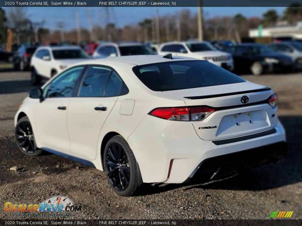 2020 Toyota Corolla SE Super White / Black Photo #4