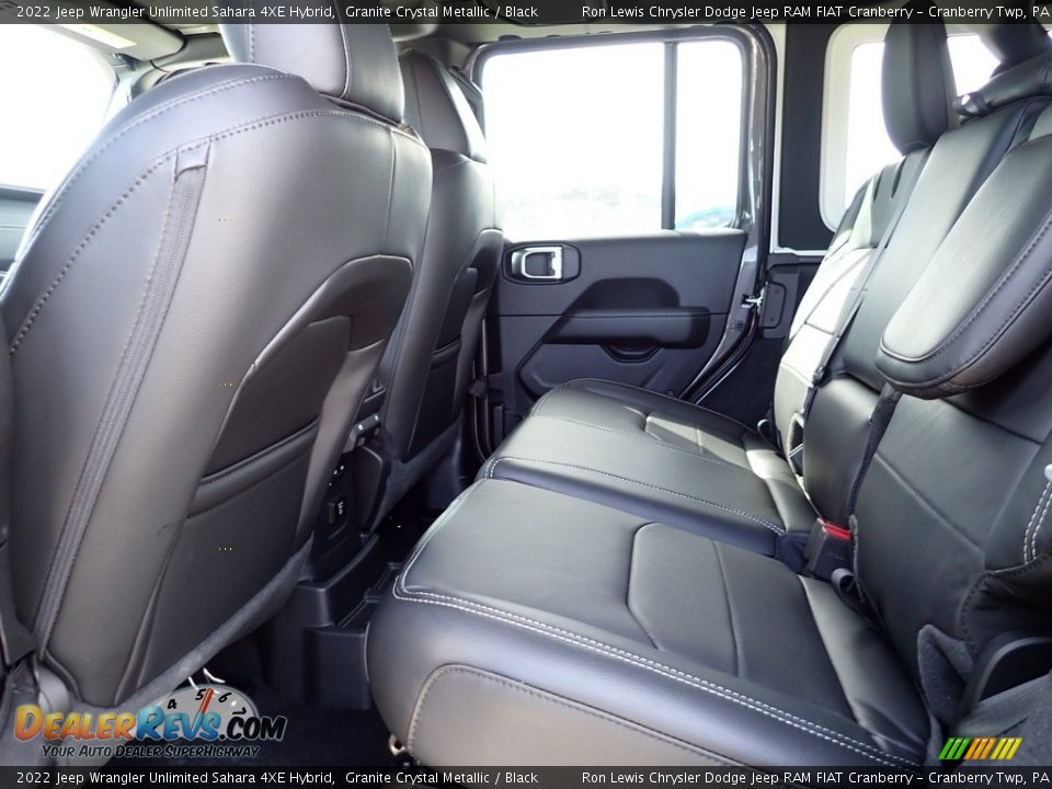2022 Jeep Wrangler Unlimited Sahara 4XE Hybrid Granite Crystal Metallic / Black Photo #13
