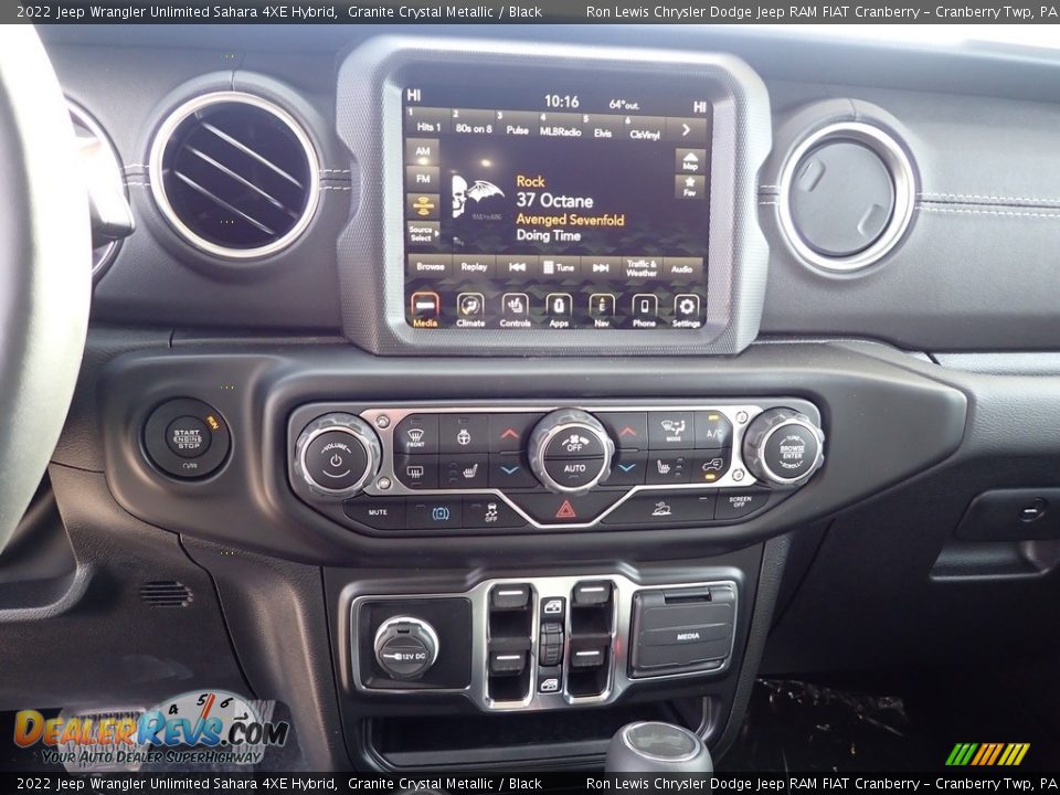 2022 Jeep Wrangler Unlimited Sahara 4XE Hybrid Granite Crystal Metallic / Black Photo #16