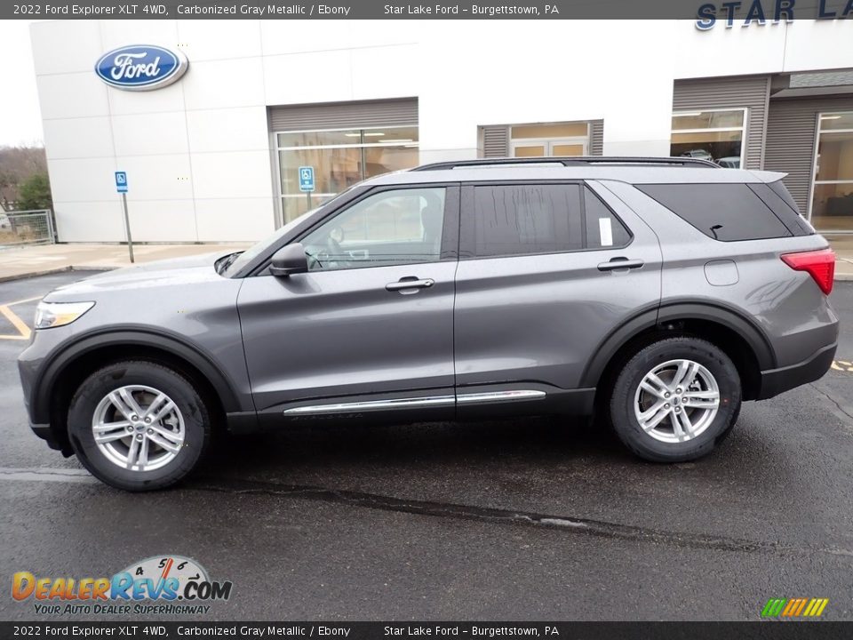 2022 Ford Explorer XLT 4WD Carbonized Gray Metallic / Ebony Photo #2