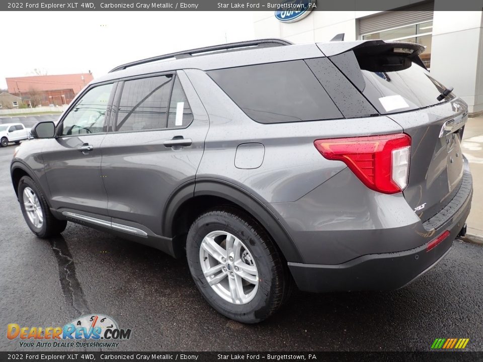 2022 Ford Explorer XLT 4WD Carbonized Gray Metallic / Ebony Photo #3