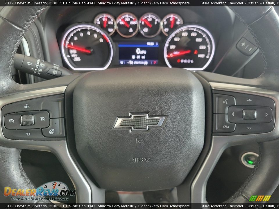 2019 Chevrolet Silverado 1500 RST Double Cab 4WD Shadow Gray Metallic / Gideon/Very Dark Atmosphere Photo #24